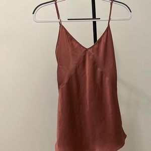 Aritzia Satin Effect Tank Top